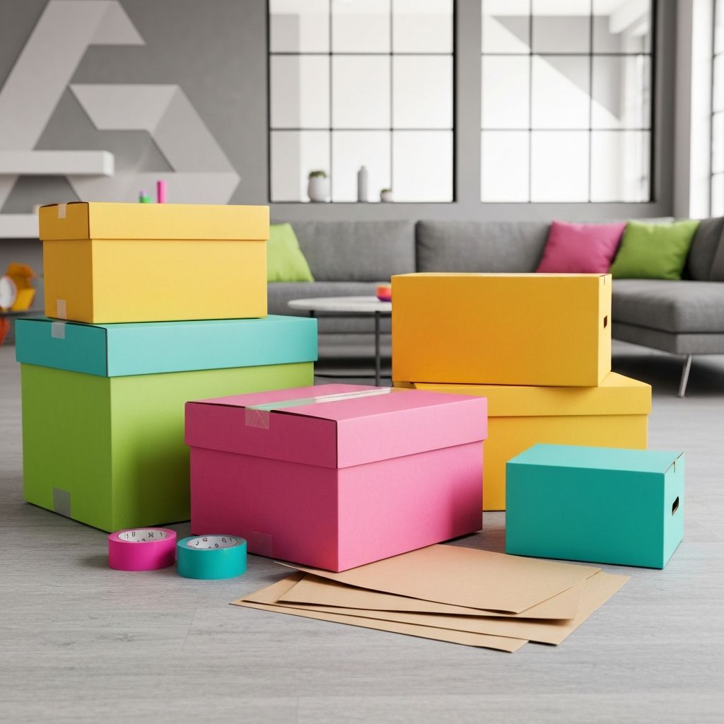 Packing and moving boxes